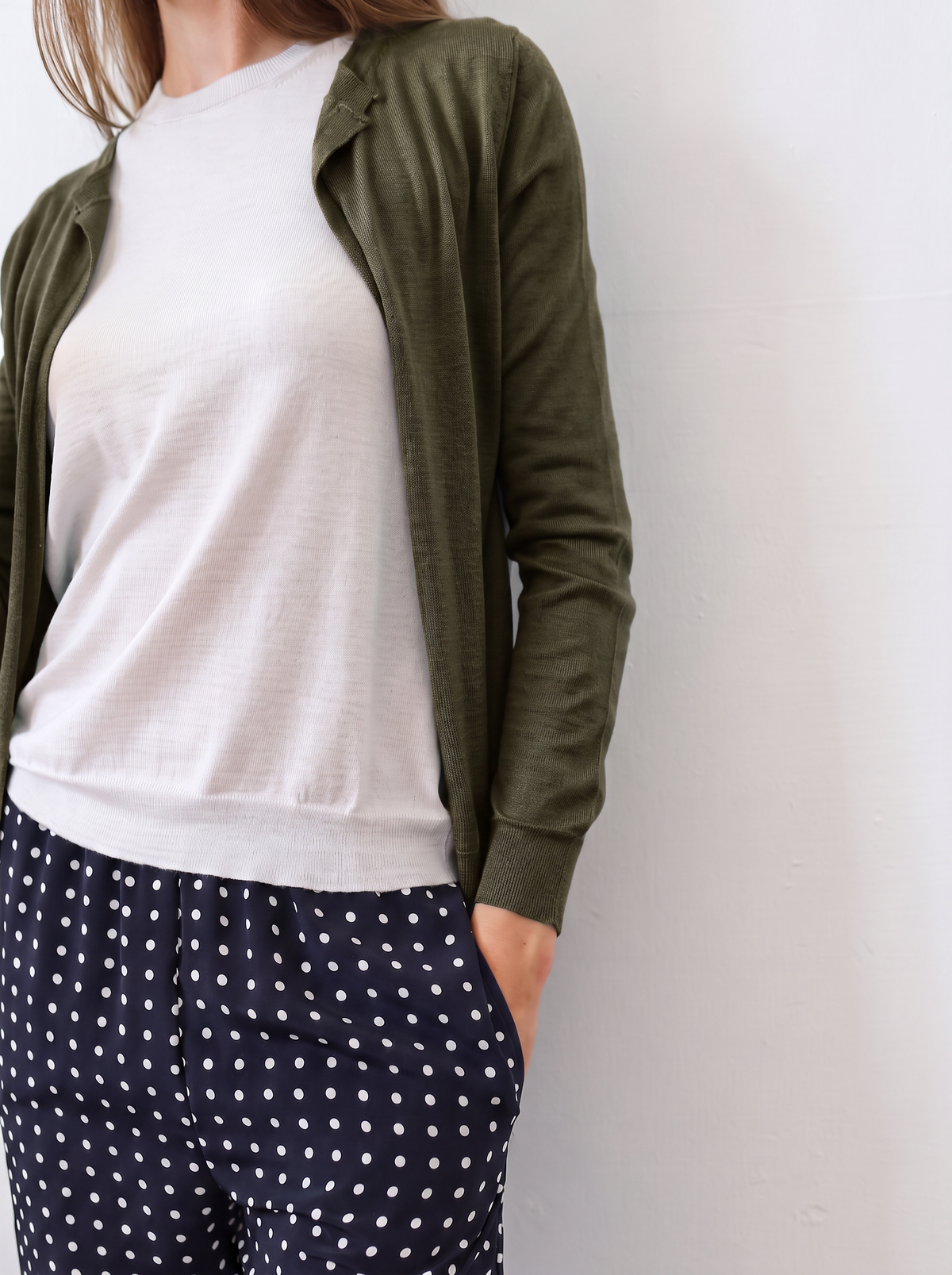 LISE 22.22 — Cardigan in Cashmere e Seta — Filato Cariaggi Jaipur, Maglificio Veneto, Made in Italy