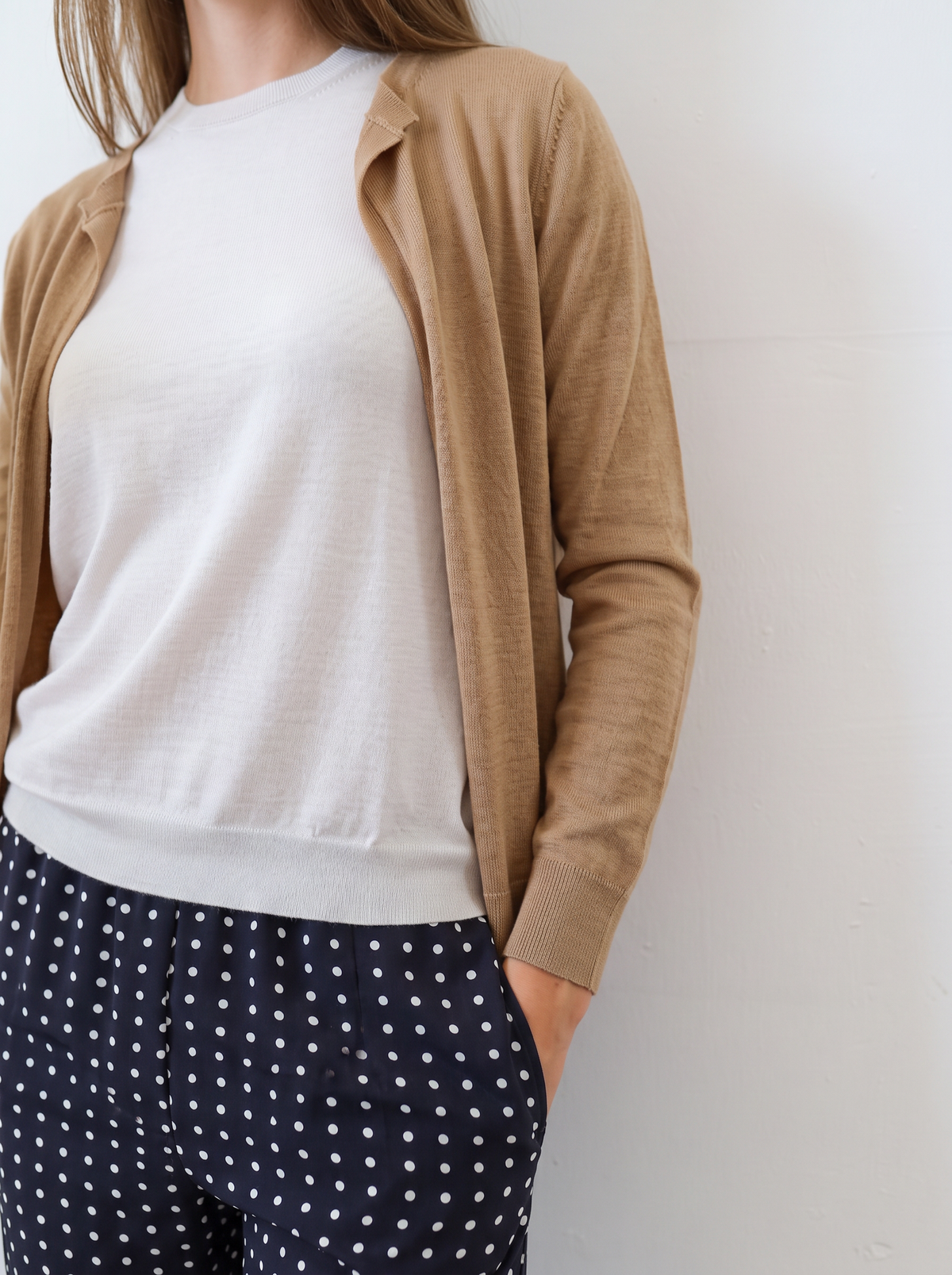LISE 22.22 — Cardigan in Cashmere e Seta — Filato Cariaggi Jaipur, Maglificio Veneto, Made in Italy