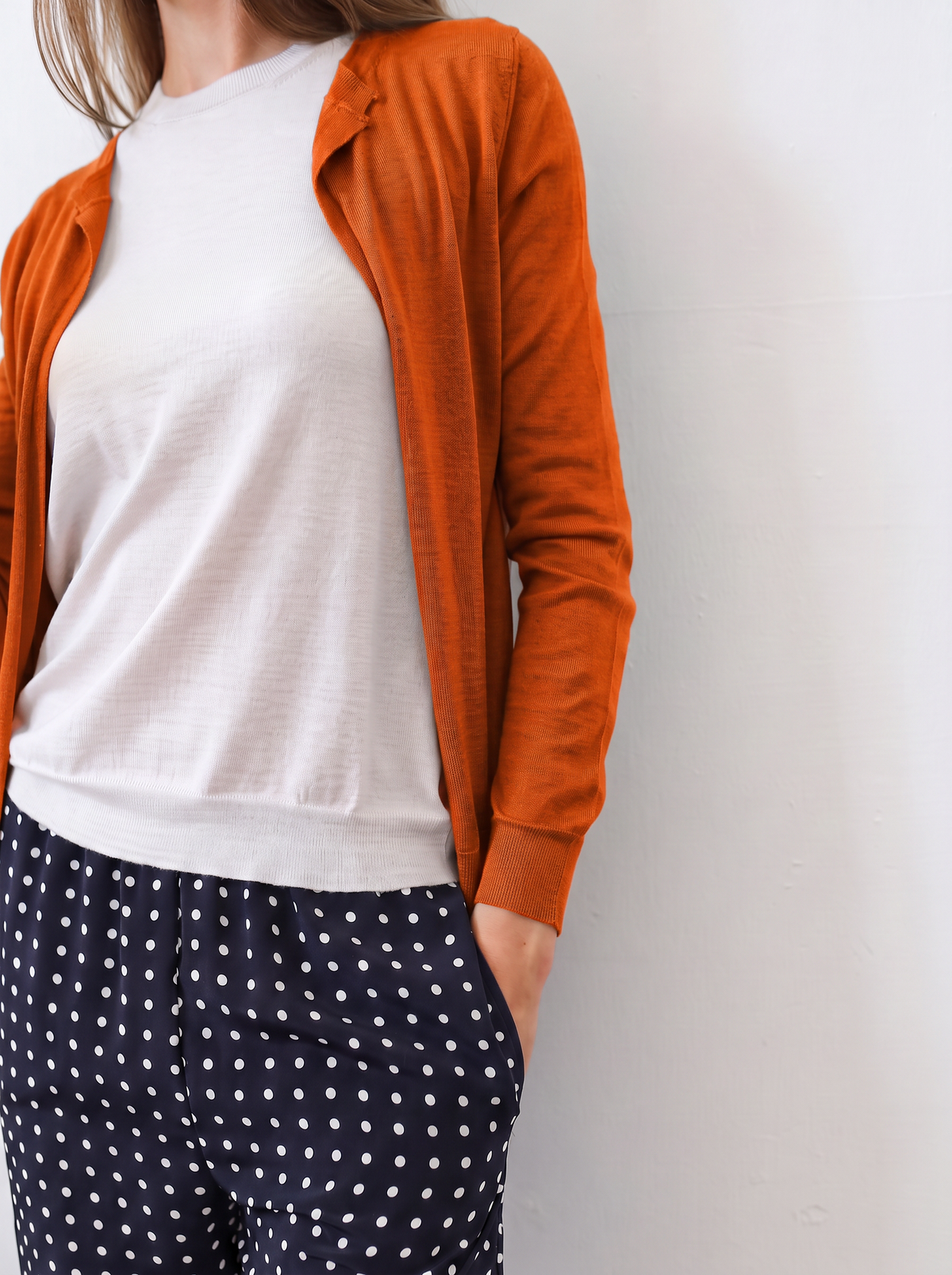 LISE 22.22 — Cardigan in Cashmere e Seta — Filato Cariaggi Jaipur, Maglificio Veneto, Made in Italy