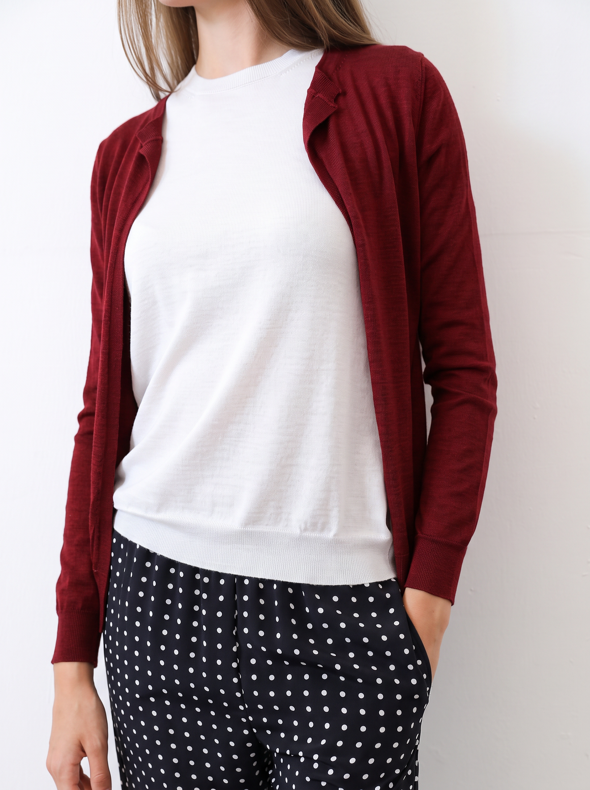 LISE 22.22 — Cardigan in Cashmere e Seta — Filato Cariaggi Jaipur, Maglificio Veneto, Made in Italy