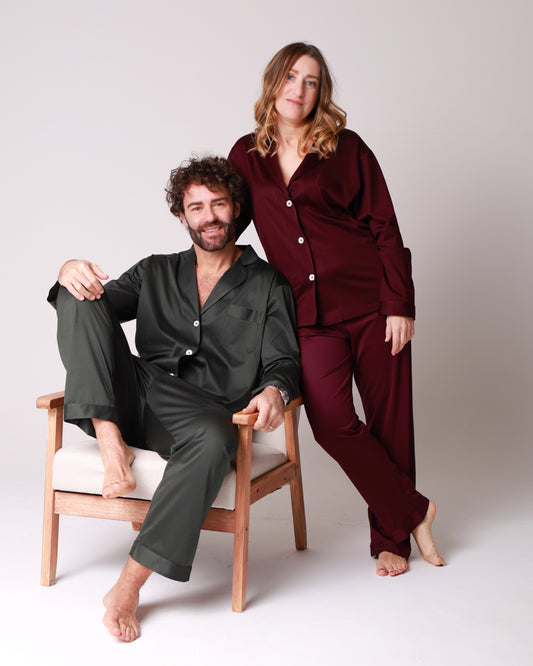 Pigiama in filo scozia unisex componibile - Heyfoo