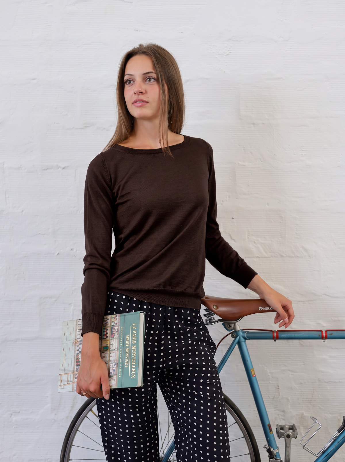 LISE 24.24 — Maglia Manica Lunga in Cashmere e Seta — Filato Cariaggi Jaipur, Maglificio Veneto, Made in Italy