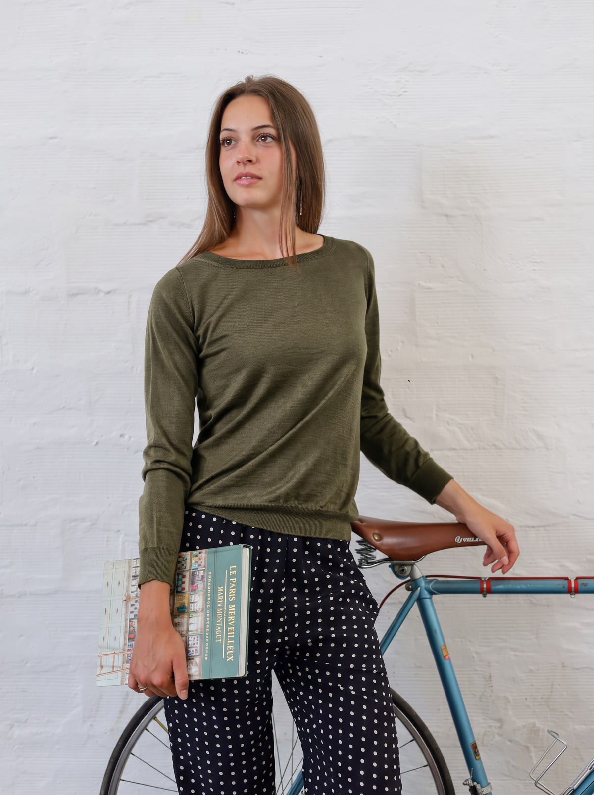 LISE 24.24 — Maglia Manica Lunga in Cashmere e Seta — Filato Cariaggi Jaipur, Maglificio Veneto, Made in Italy