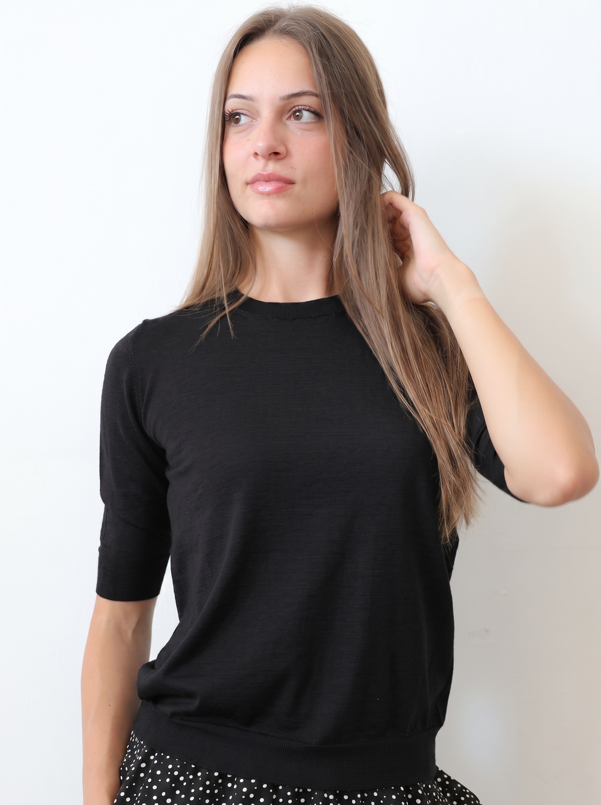 LISE 21.21 — Maglia in Cashmere e Seta — Filato Cariaggi Jaipur, Maglificio Veneto, Made in Italy