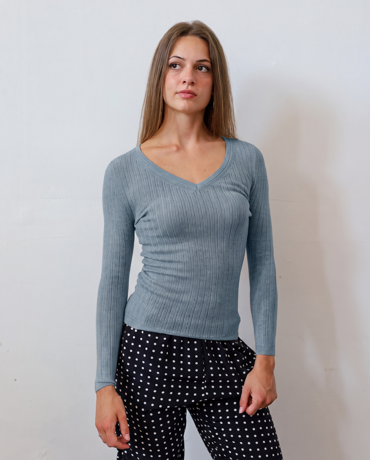 TUYOU 28.28 — Maglia a Costina con Micro Ajour — Zegna Baruffa ExtraFine Merino, Maglificio Veneto, Made in Italy