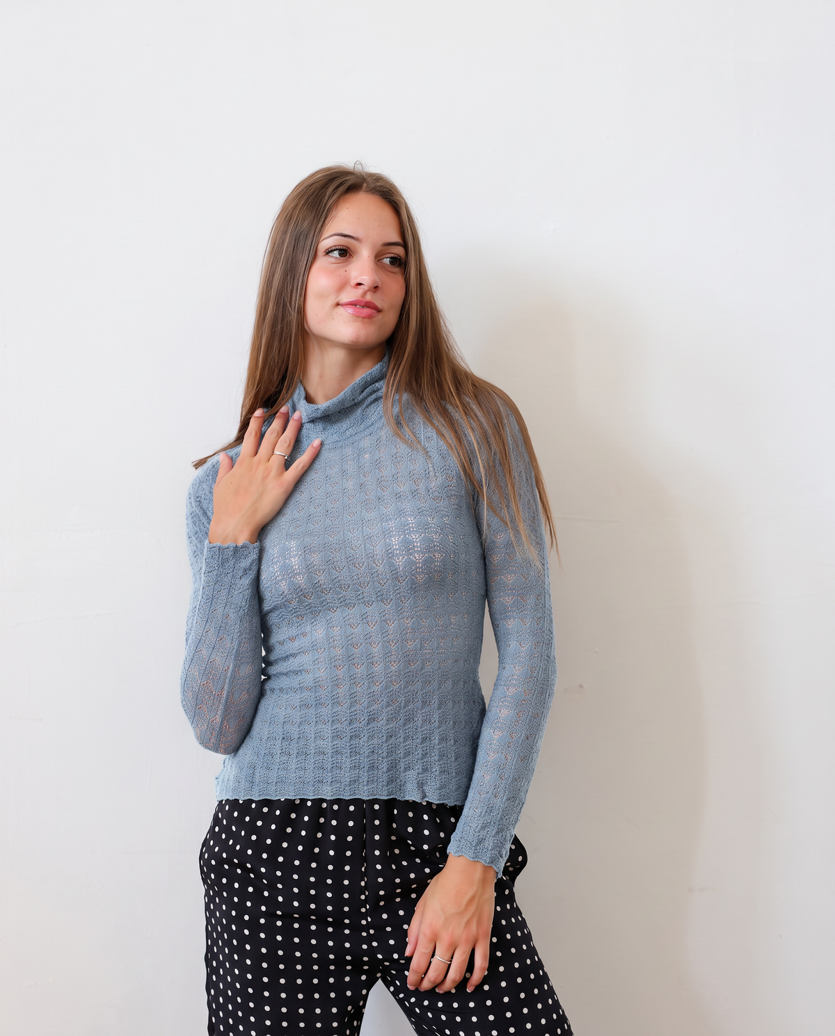 TUYOU 25.25 — Maglia in Pizzo Giapponese di Lana ExtraFine Merino — Zegna Baruffa, Maglificio Veneto, Made in Italy