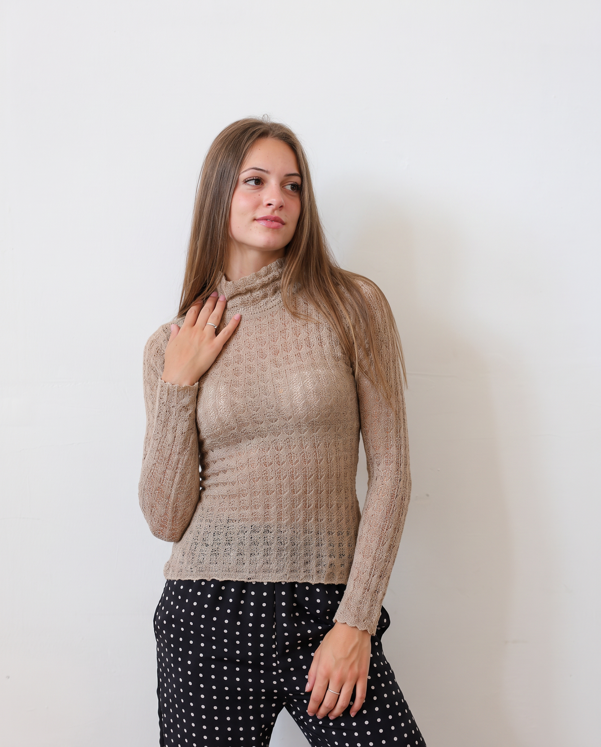 TUYOU 25.25 — Maglia in Pizzo Giapponese di Lana ExtraFine Merino — Zegna Baruffa, Maglificio Veneto, Made in Italy