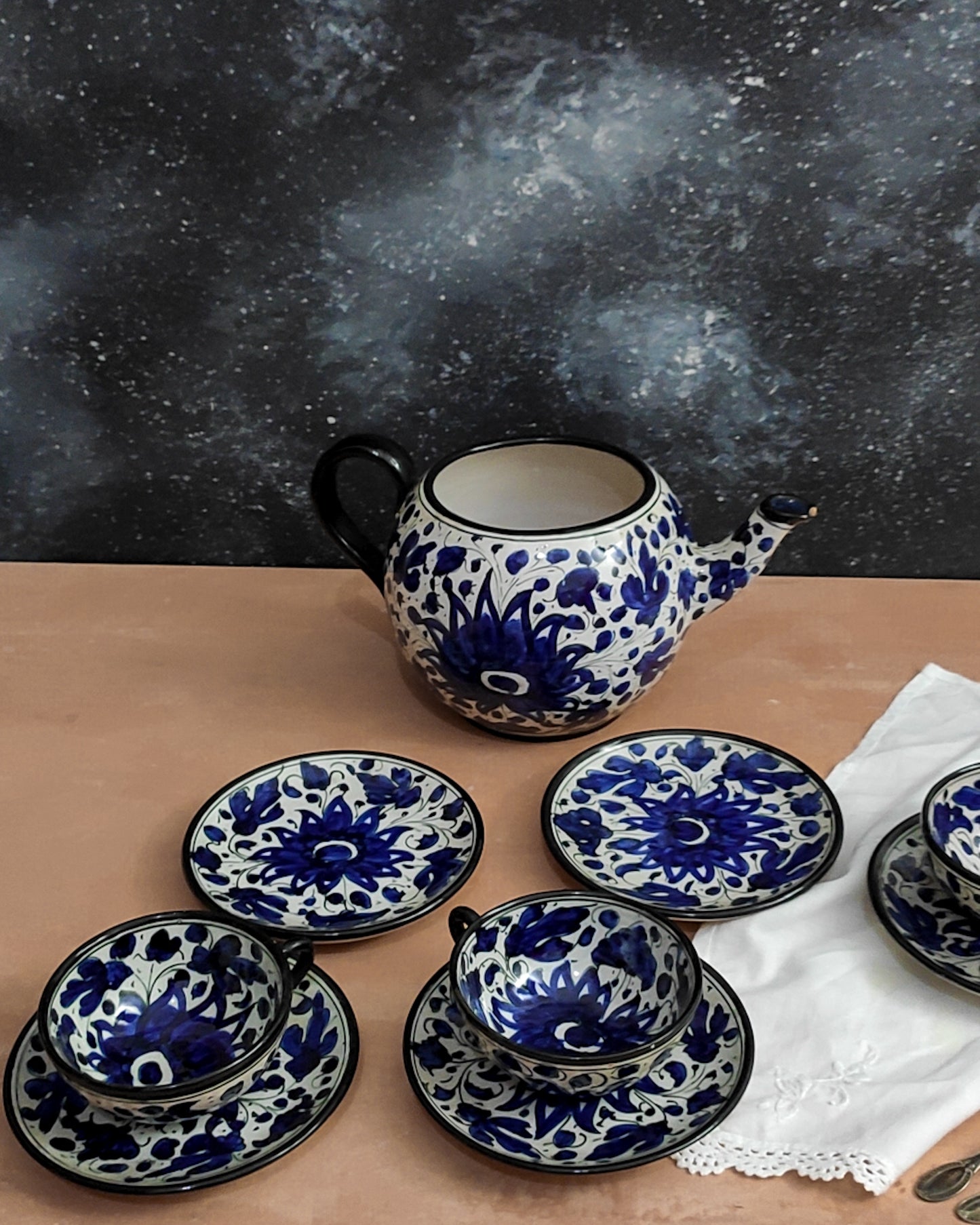 Servizio tè ceramica map pesaro
