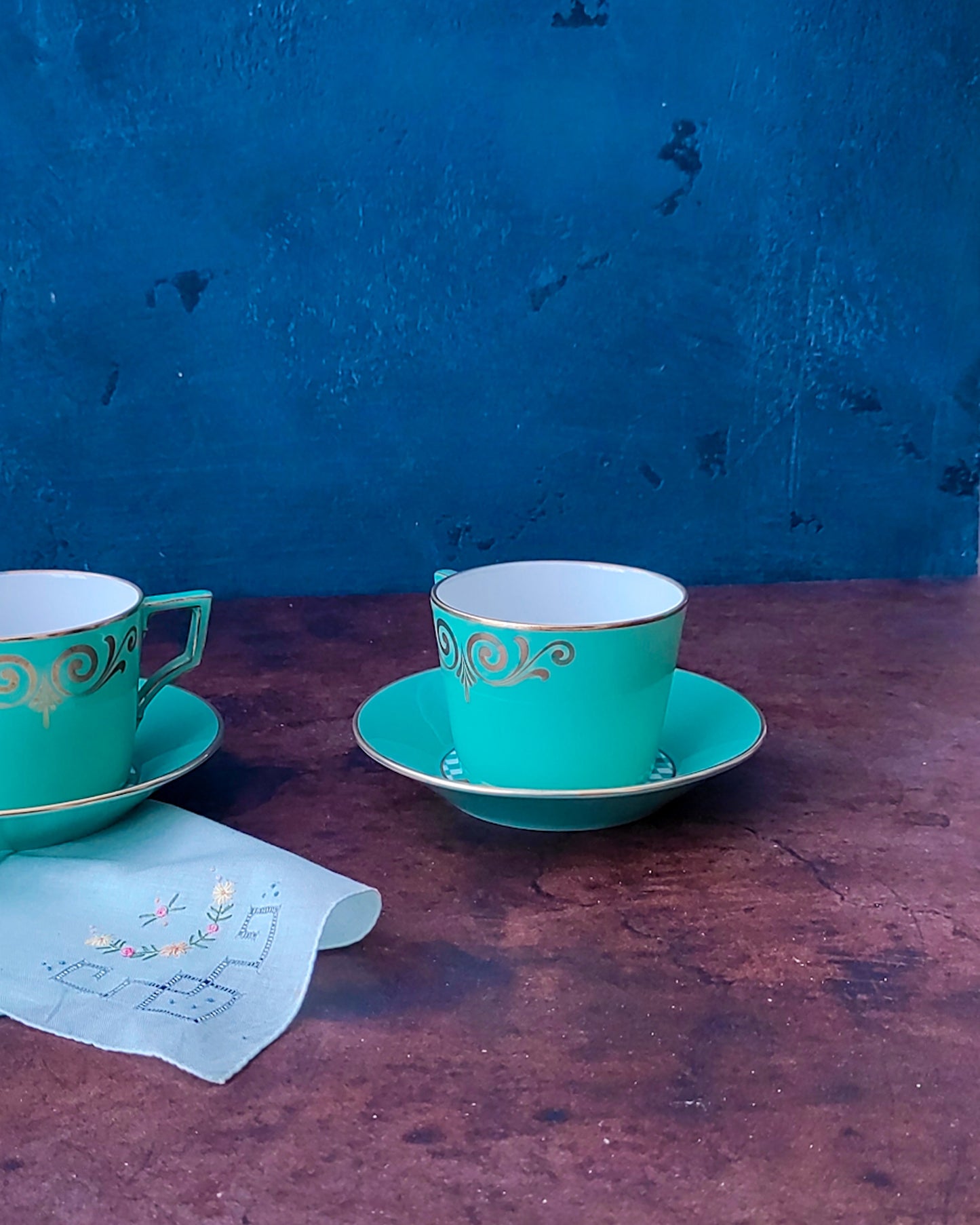 coppia tazze da tè  richard ginori da collezione Claudio La Viola