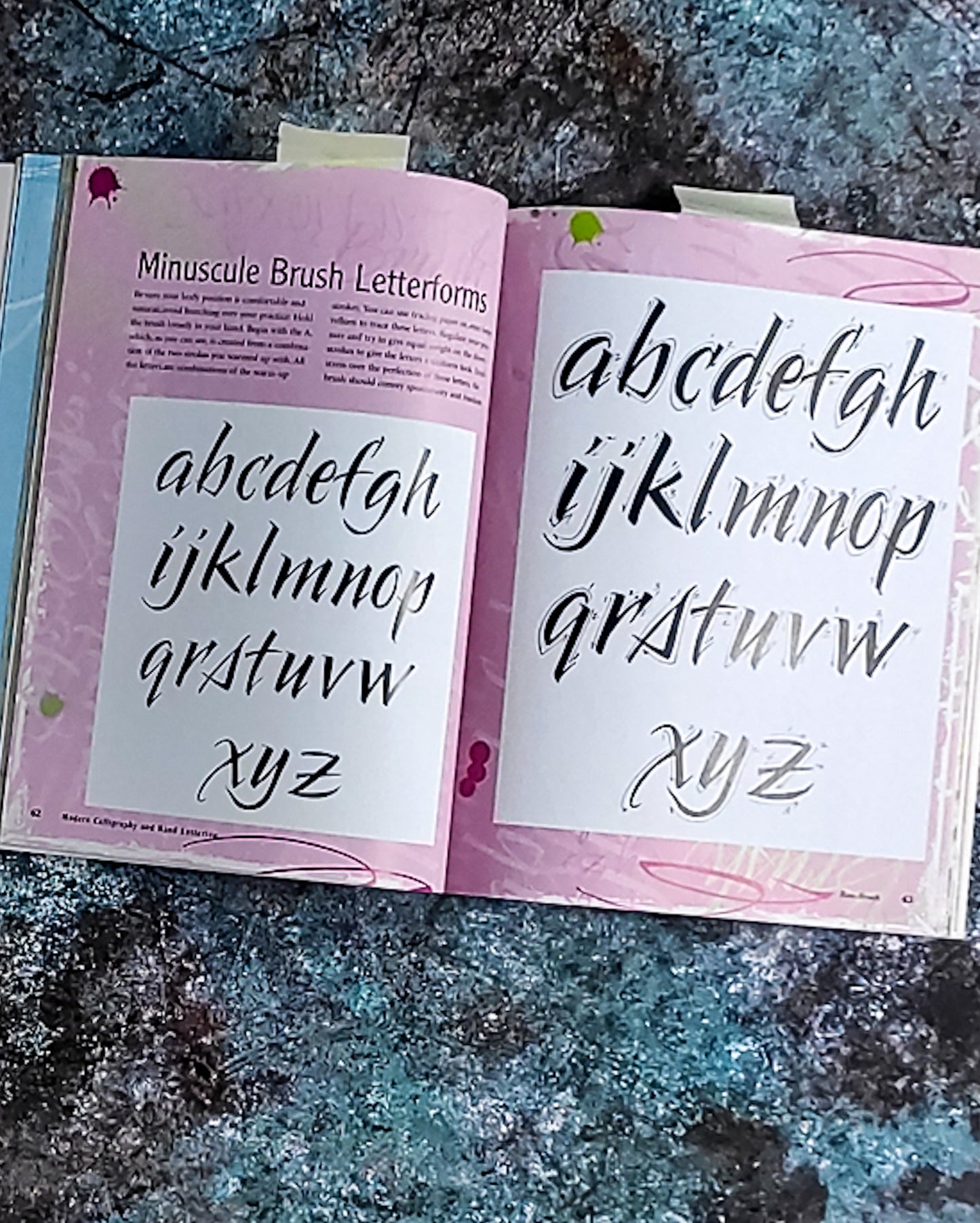 Libro manuale calligrafia: modern calligraphy and handlettering