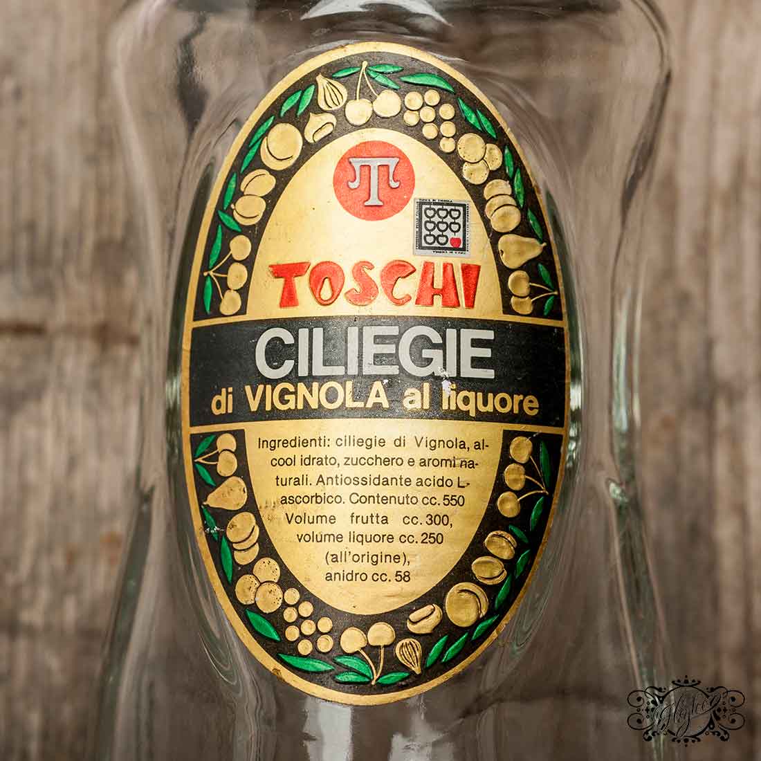Toschi glass jar